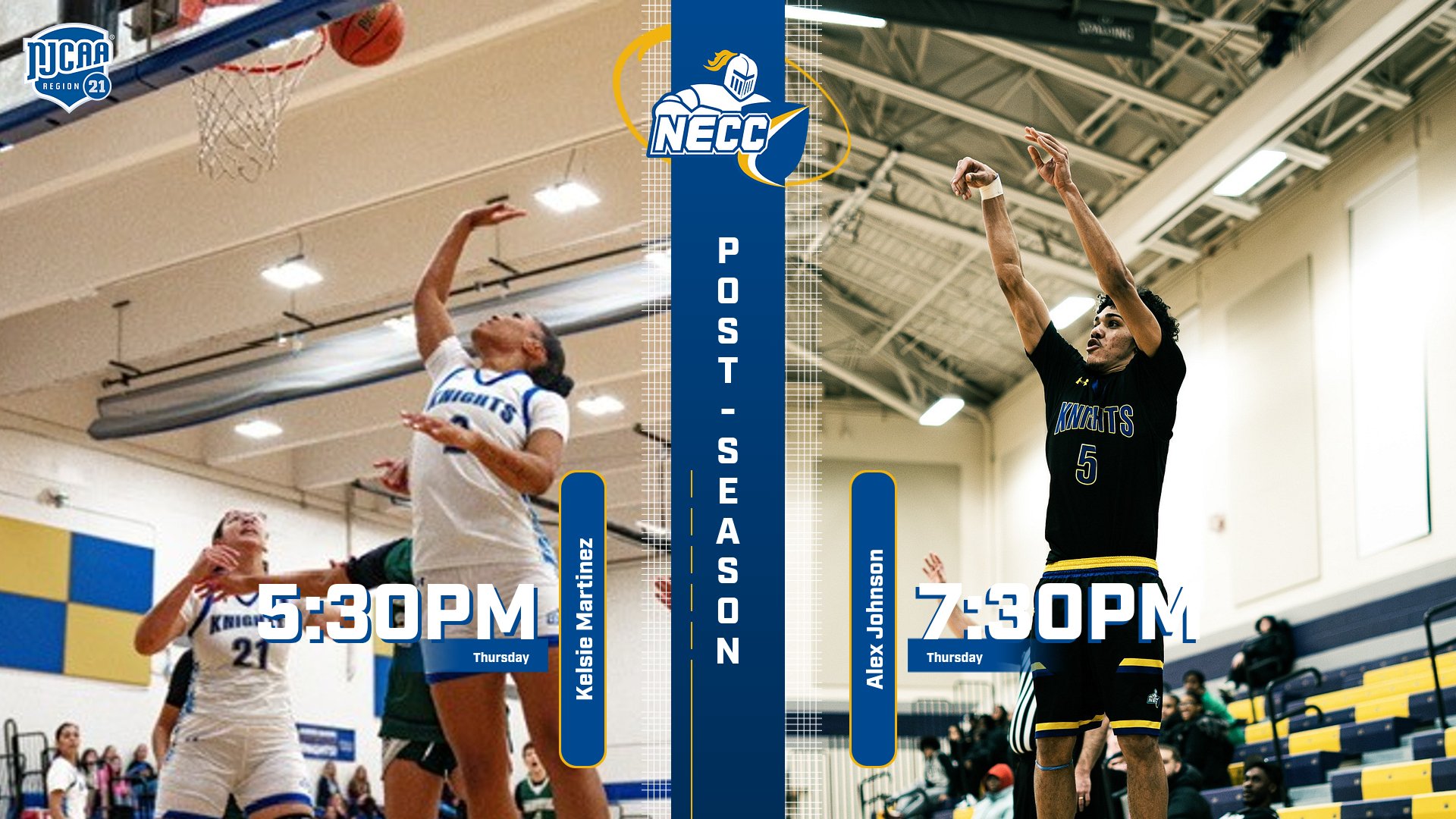 PLAYOFF PREVIEW: NECC to host Quarterfinal Double-Header on Thursday