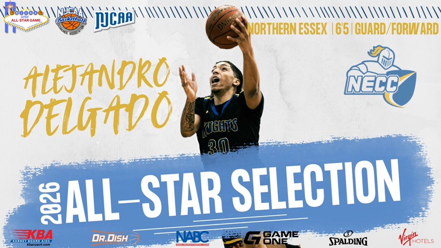 Delgado selected to play in NJCAA All-Star Game, Stratton named All Star Game Coach