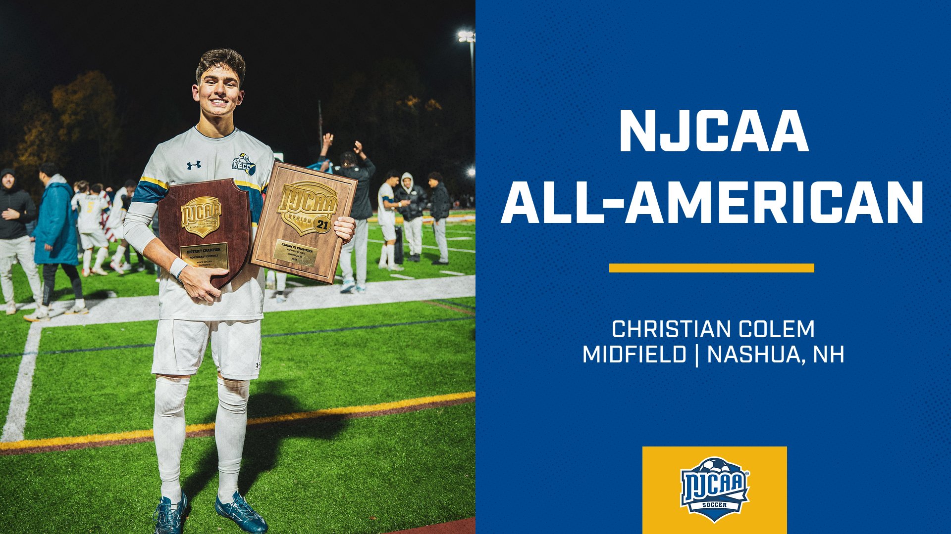 Christian Colem named NJCAA First Team All-American
