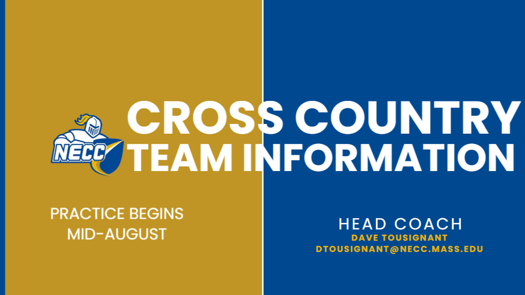 NECC Cross Country 2023 Season information